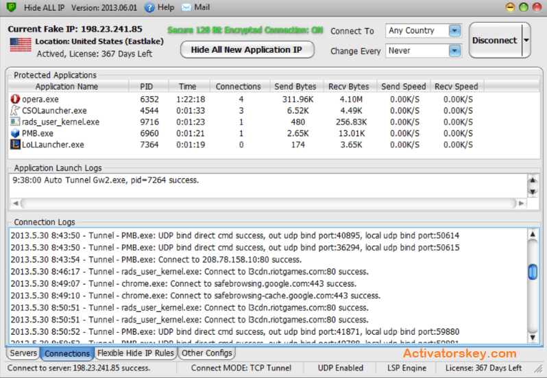 free hide ip serial number