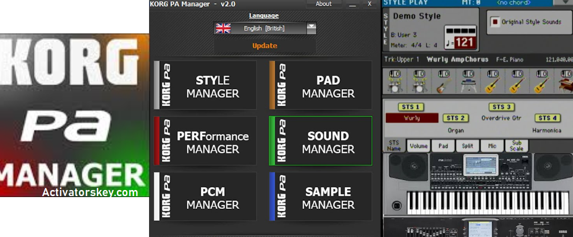 Crack korg pa manager v3 Os V3